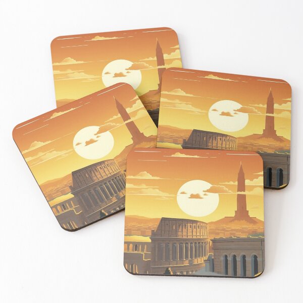 Item preview, Vintage travel poster Rome - Classic design of the eternal city designed and sold by zennaartis.