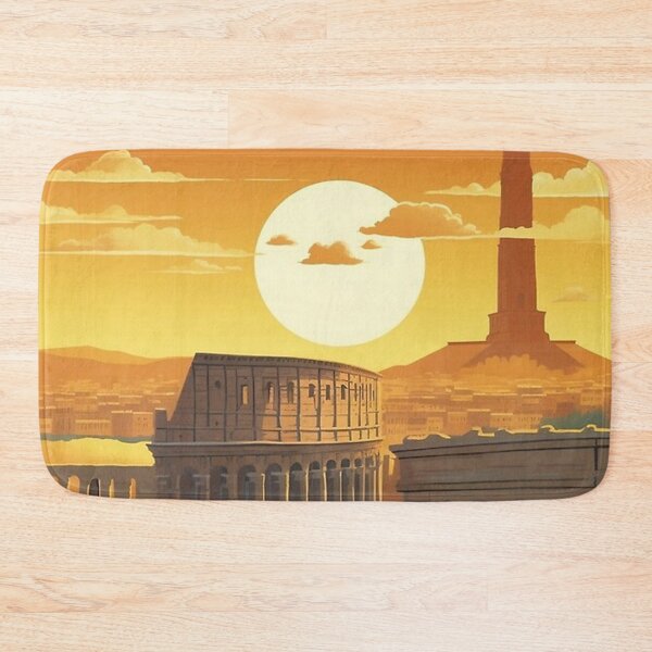 Item preview, Vintage travel poster Rome - Classic design of the eternal city designed and sold by zennaartis.