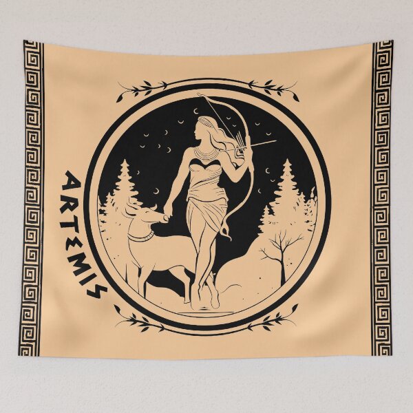 Item preview, Artemis of the Hunt - The Olympians (cream) designed and sold by WennsdaysChild.