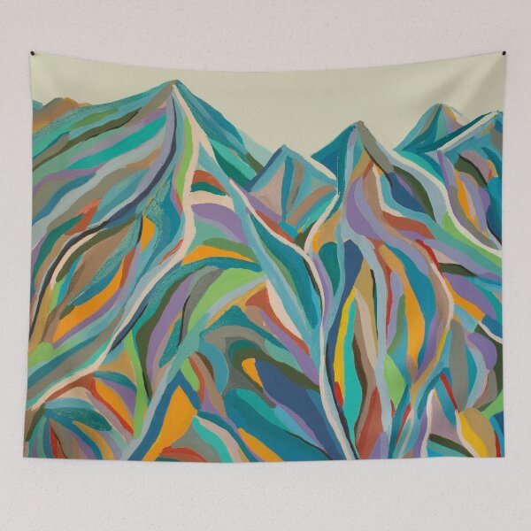 Item preview, Abstract mountains designed and sold by LoraSi.