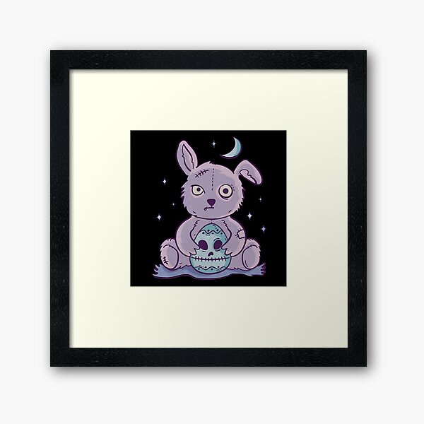 Gothic Lolita Bunny Art Print for Sale by La-Polilla