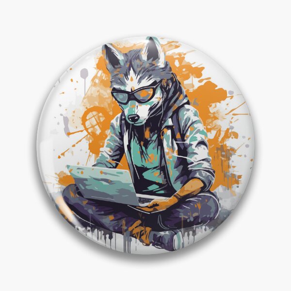Item preview, Scholarly Howl: The Wolf's Study Session! designed and sold by calharborne.