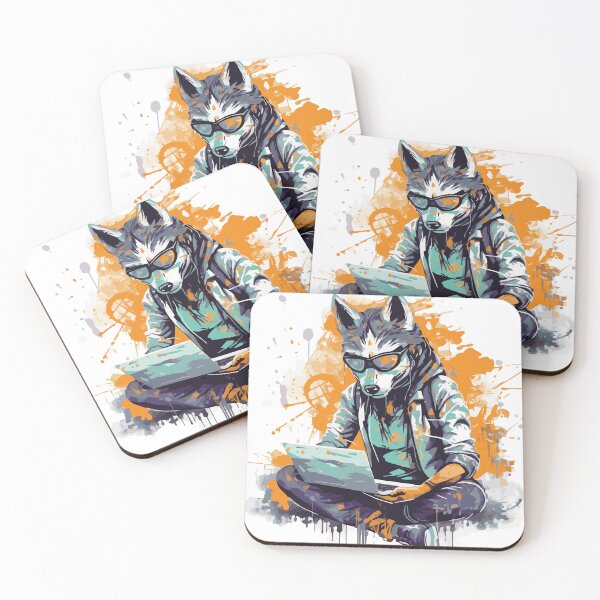 Item preview, Scholarly Howl: The Wolf's Study Session! designed and sold by calharborne.