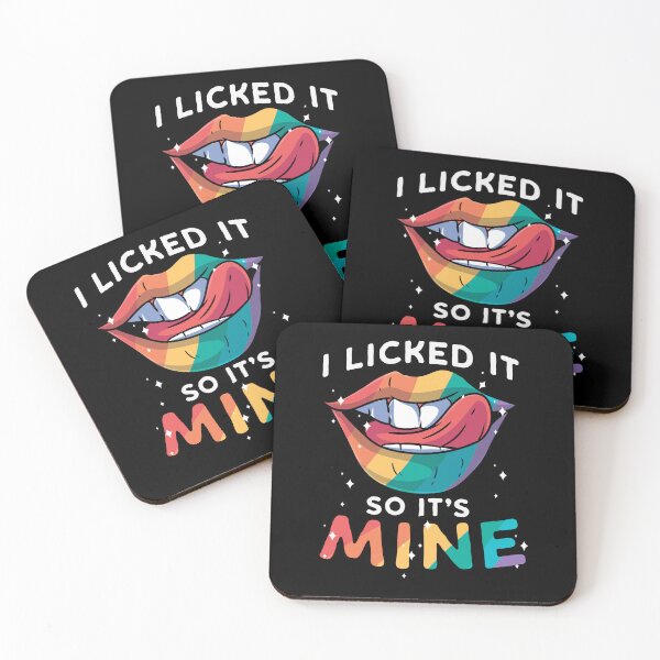 Item preview, I Like It So Tt's Mine Gay LGBT Pride Rainbow Flag designed and sold by Pubi.