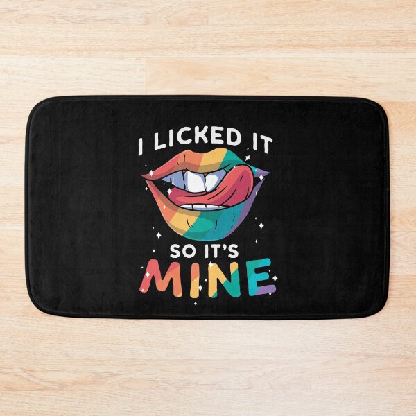 Item preview, I Like It So Tt's Mine Gay LGBT Pride Rainbow Flag designed and sold by Pubi.
