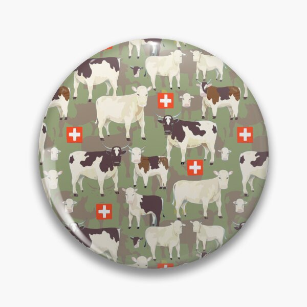 Item preview, Swiss friendly cows designed and sold by Alessandro Remo Mazzoni Remotextiles.