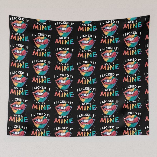 Item preview, I Like It So Tt's Mine Gay LGBT Pride Rainbow Flag designed and sold by Pubi.