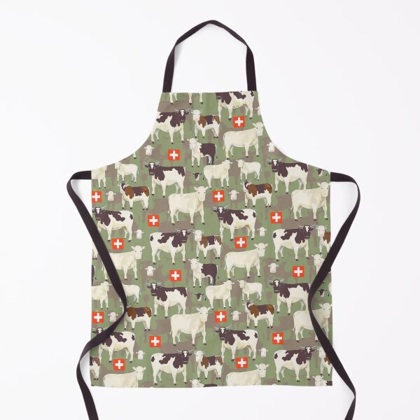 Item preview, Swiss friendly cows designed and sold by Alessandro Remo Mazzoni Remotextiles.