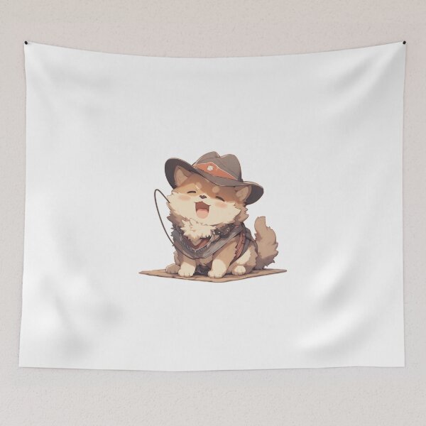 Item preview, Kawaii Cowboy Dog designed and sold by CrittersHub.
