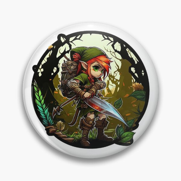 Item preview, Cartoon Elf Hunter designed and sold by Stickermagician.