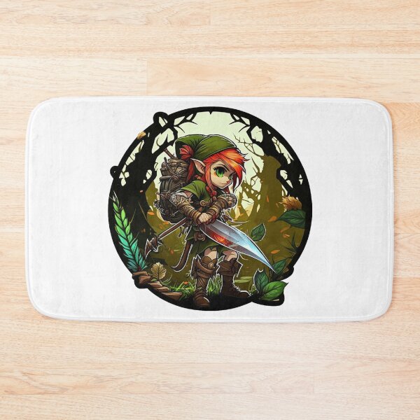 Item preview, Cartoon Elf Hunter designed and sold by Stickermagician.