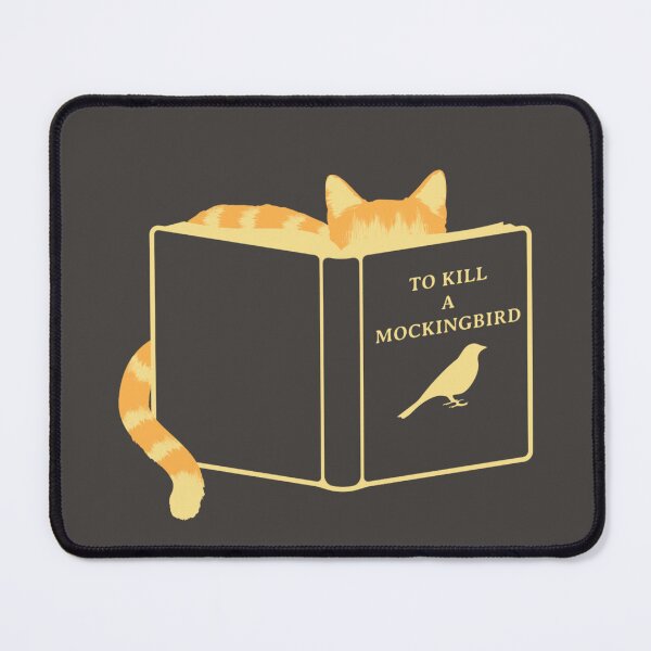 Item preview, my cat is reading "to kill a mockingbird" designed and sold by denis90ch.