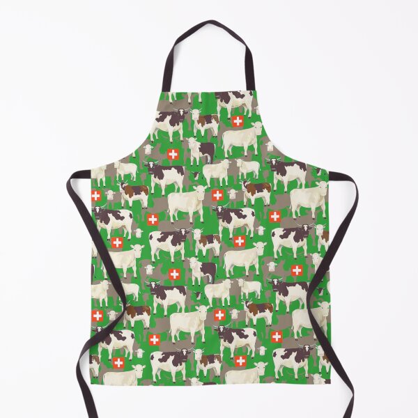 Item preview, Swiss cows designed and sold by Alessandro Remo Mazzoni Remotextiles.