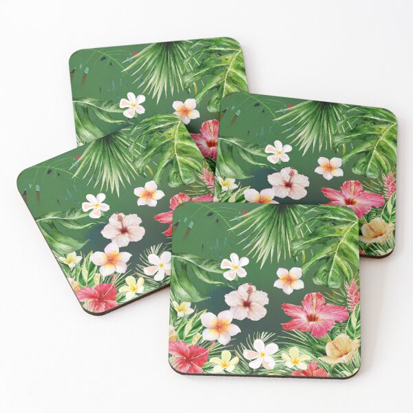 Item preview, Summer Style Colourful Tropical Flowers Home Veranda Space designed and sold by CreativeCanvas8.