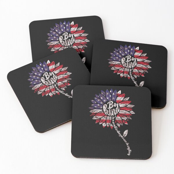 Item preview, 4th Of July Be Kind Sunflower Red White And Blue  designed and sold by KatherineKoch.