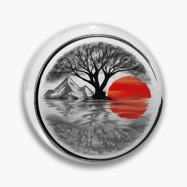 Item preview, Zen Enso Sunset designed and sold by k9printart.