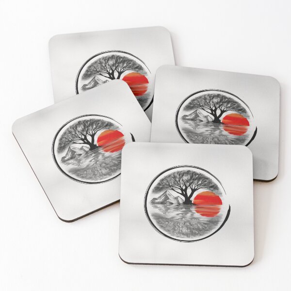 Item preview, Zen Enso Sunset designed and sold by k9printart.