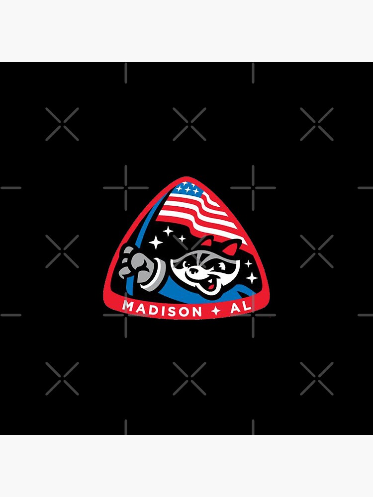 Rocket Raccoon Madison Alabama's Rocket City Trash Pandas Logo