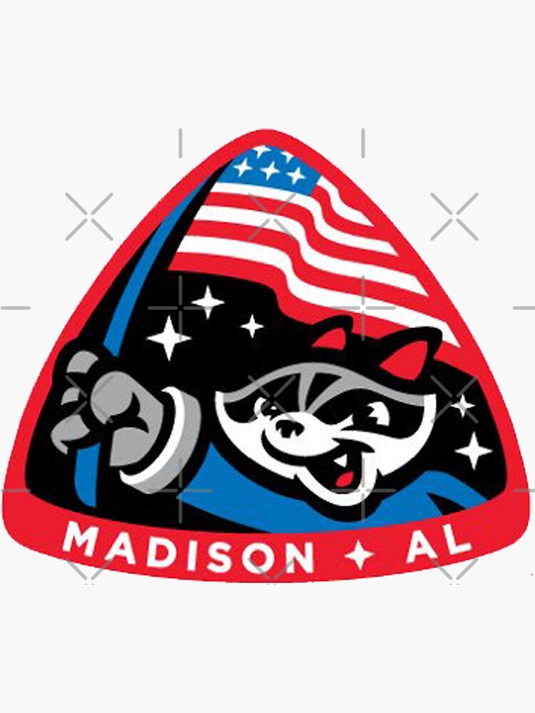 MADISON AL Rocket City Trash Pandas Sticker for Sale by