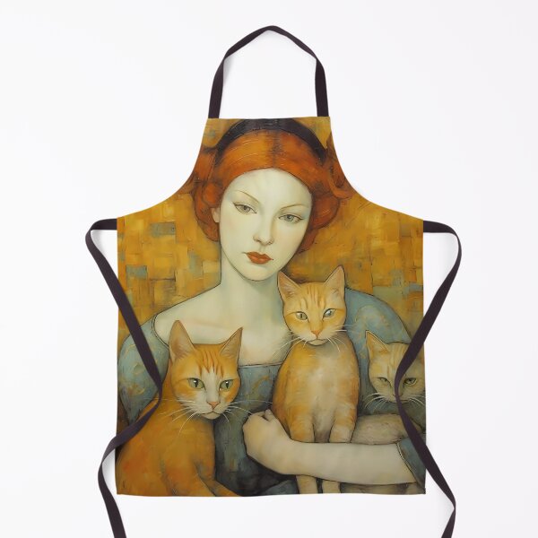 Item preview, Impressionist Cat Lady designed and sold by KateAndersonLTD.