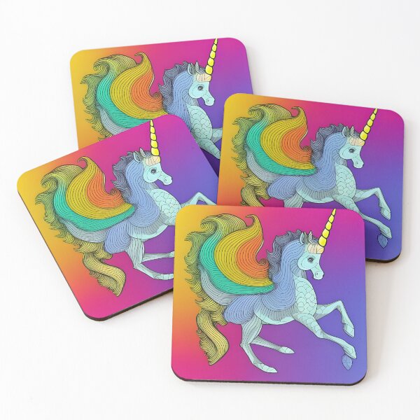 Item preview, A rainbow pride unicorn is a symbolic representation of the LGBTQ+ community designed and sold by krugerable.