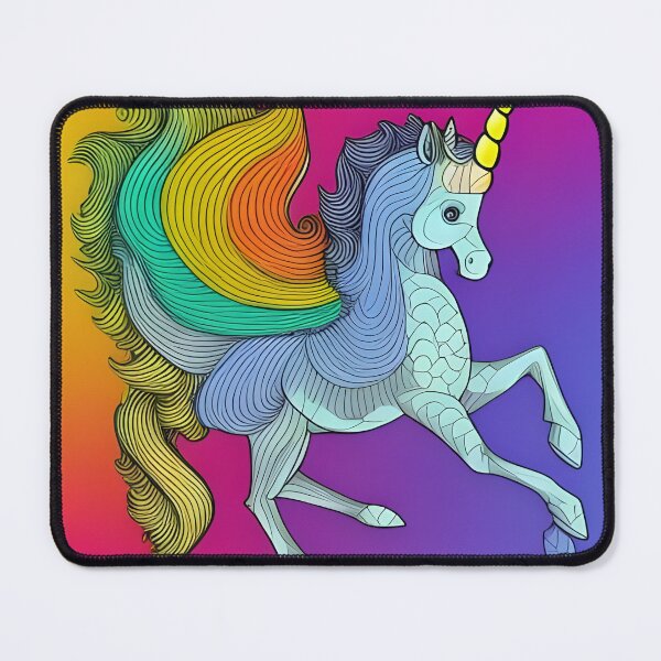 Item preview, A rainbow pride unicorn is a symbolic representation of the LGBTQ+ community designed and sold by krugerable.