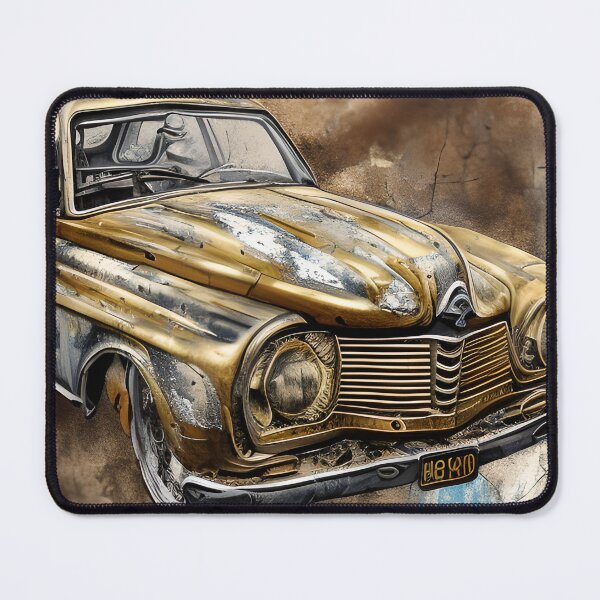 Item preview, Golden Vintage Car On Canvas designed and sold by Magnuna.