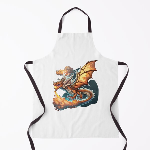 Item preview, Angry cartoon fire dragon designed and sold by Stickermagician.