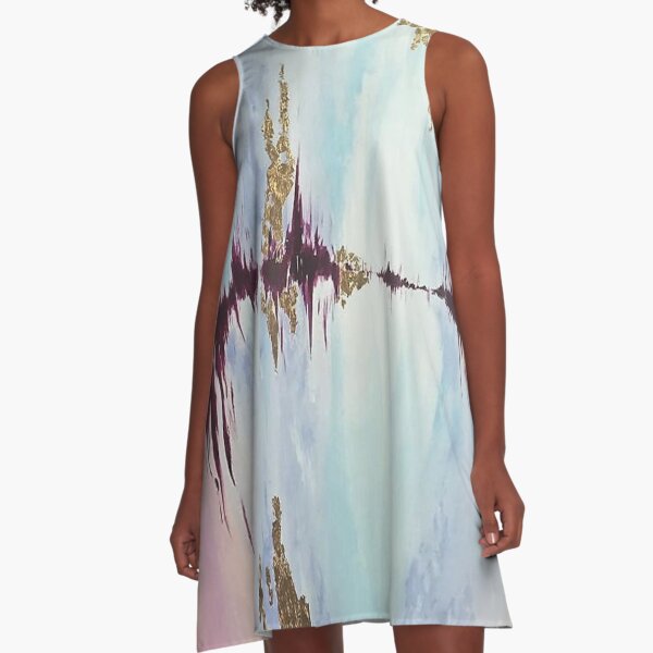 Pastell A-Linien Kleid