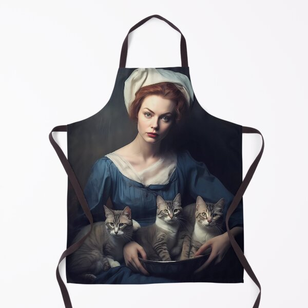 Aperçu de l'œuvre Impressionist Cat Lady créée et vendue par KateAndersonLTD.