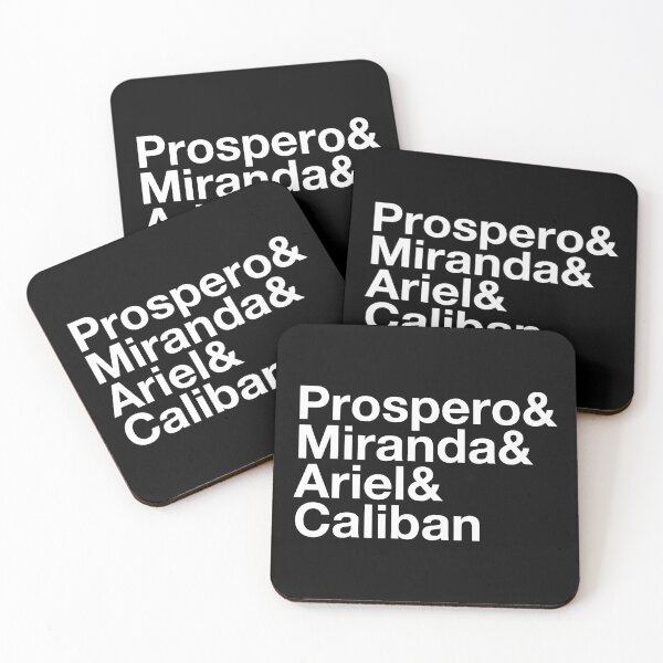 Item preview, Shakespeare The Tempest & List: Prospero & Miranda & Ariel & Caliban designed and sold by kierkegaard.