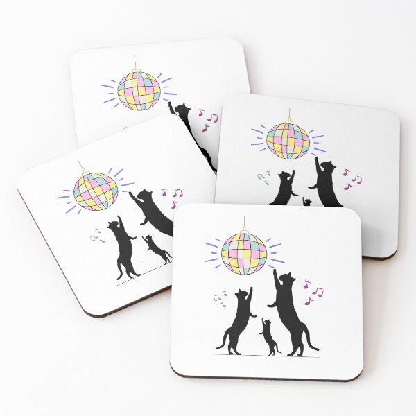 Item preview, disco cat designed and sold by lollprints.
