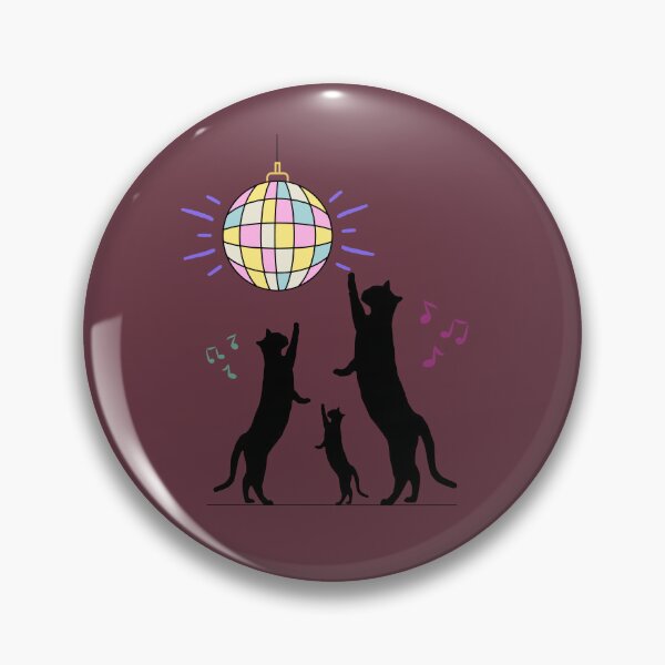 Item preview, disco cat designed and sold by lollprints.