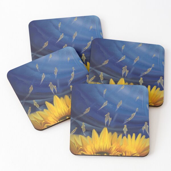 Item preview, Flag of Ukraine. The field, the sky and the storm that takes people's lives. Souls flying from the storm to the bright sky designed and sold by 7Woodhandmade.