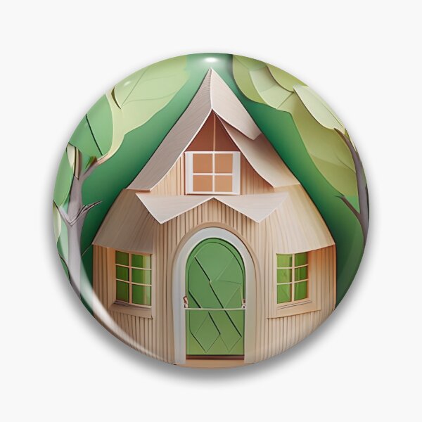 Item preview, Granny Smith Inspired Chalet Papercut designed and sold by MMDigitalArt.