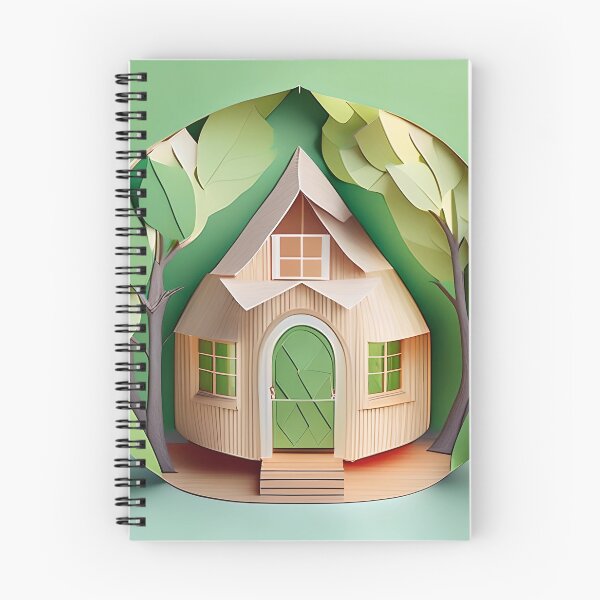 Item preview, Granny Smith Inspired Chalet Papercut designed and sold by MMDigitalArt.