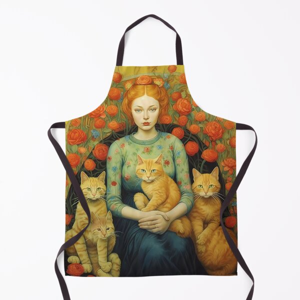 Item preview, Impressionist Cat Lady designed and sold by KateAndersonLTD.
