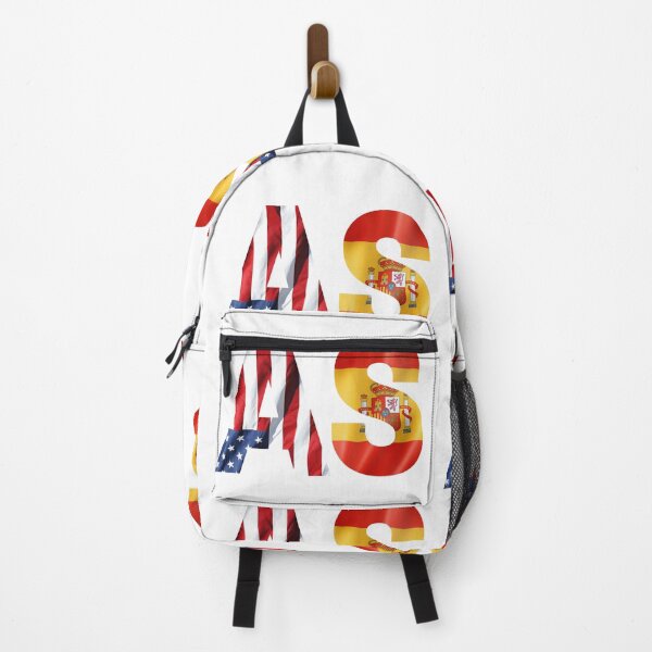 Item preview, America Spain flags designed and sold by Azrou shop.