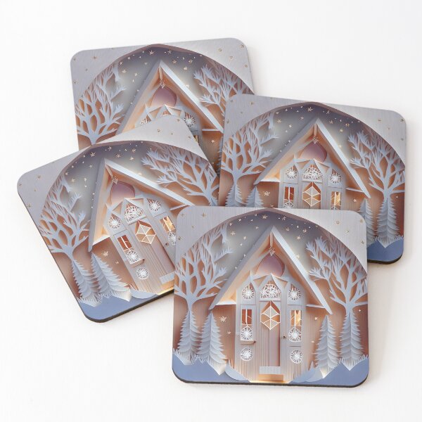 Item preview, Starfruit Inspired Chalet Papercut designed and sold by MMDigitalArt.