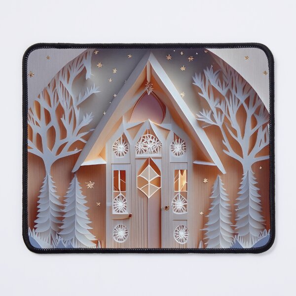 Item preview, Starfruit Inspired Chalet Papercut designed and sold by MMDigitalArt.