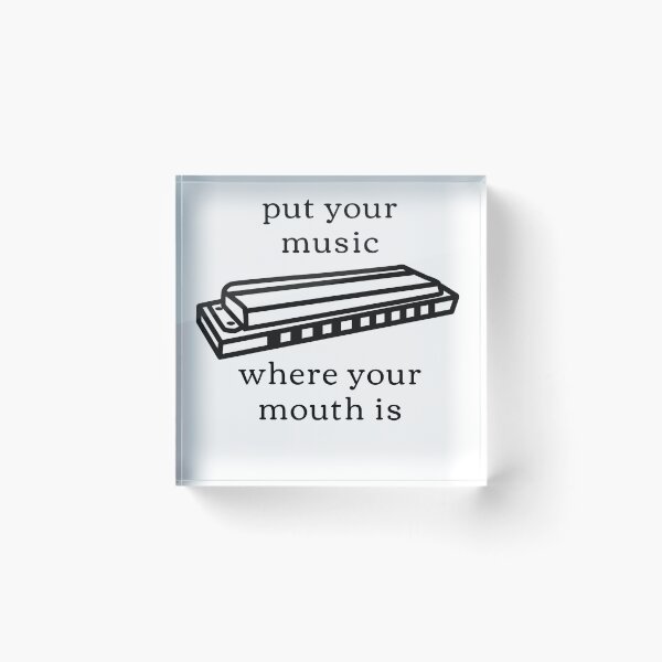 Item preview, Harmonica Put Your Music Where Your Mouth Is designed and sold by tinoriccio.