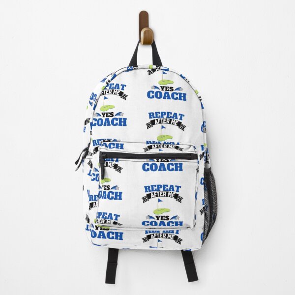 Item preview, Repeat After Me Yes Coach Golf - Blue Black - Funny Sports designed and sold by GymWearDepot.