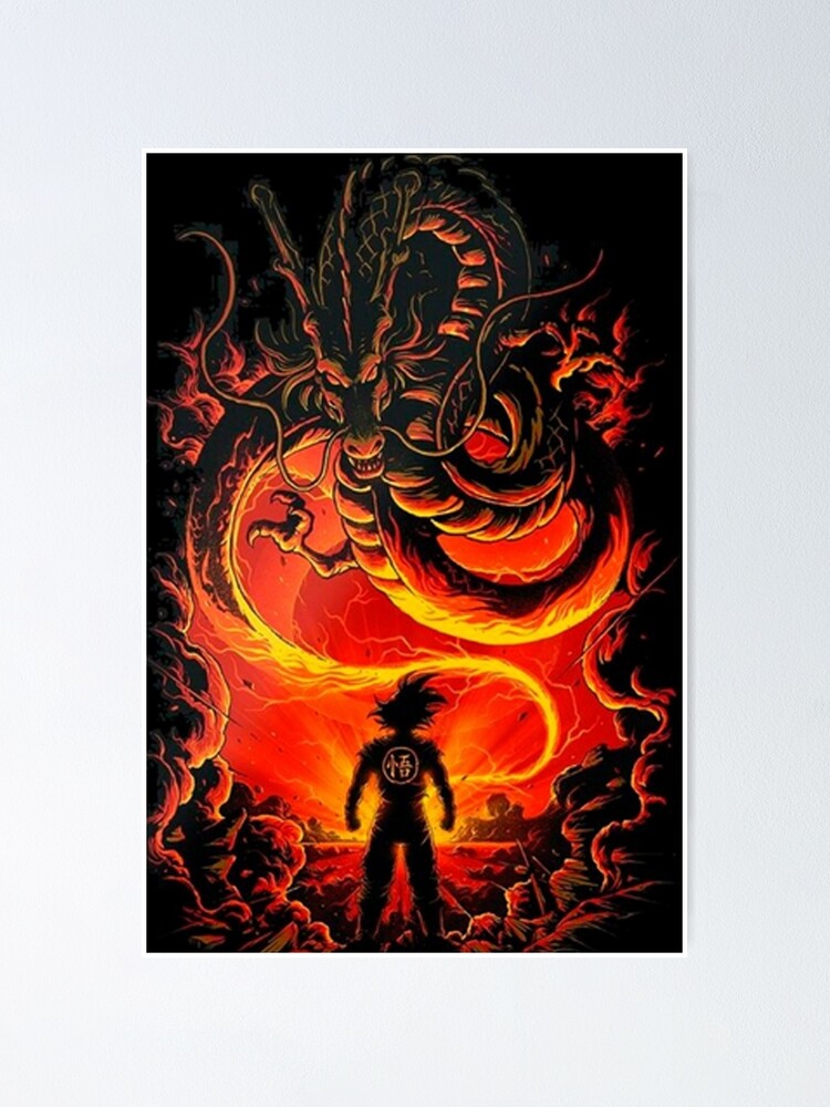 Art Poster Dragon fire