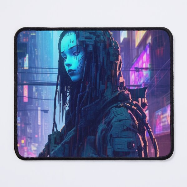 Item preview, Cyberpunk Neon Ghost Android designed and sold by Nightarcade.