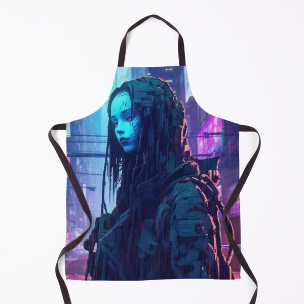 Item preview, Cyberpunk Neon Ghost Android designed and sold by Nightarcade.
