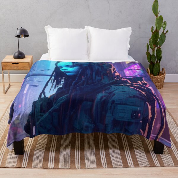 Item preview, Cyberpunk Neon Ghost Android designed and sold by Nightarcade.