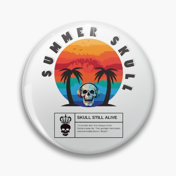 Item preview, Summer Skull...!! designed and sold by HillNotHell.