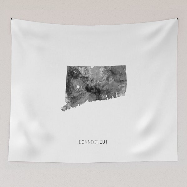 Item preview, Connecticut Watercolor Map designed and sold by ArtPrints.
