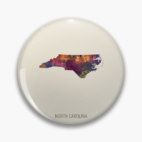Item preview, North Carolina Watercolor Map designed and sold by ArtPrints.