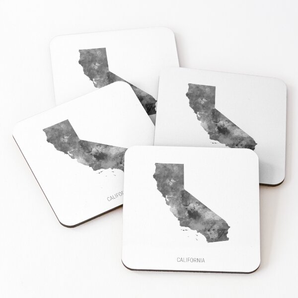 Item preview, California Watercolor Map designed and sold by ArtPrints.